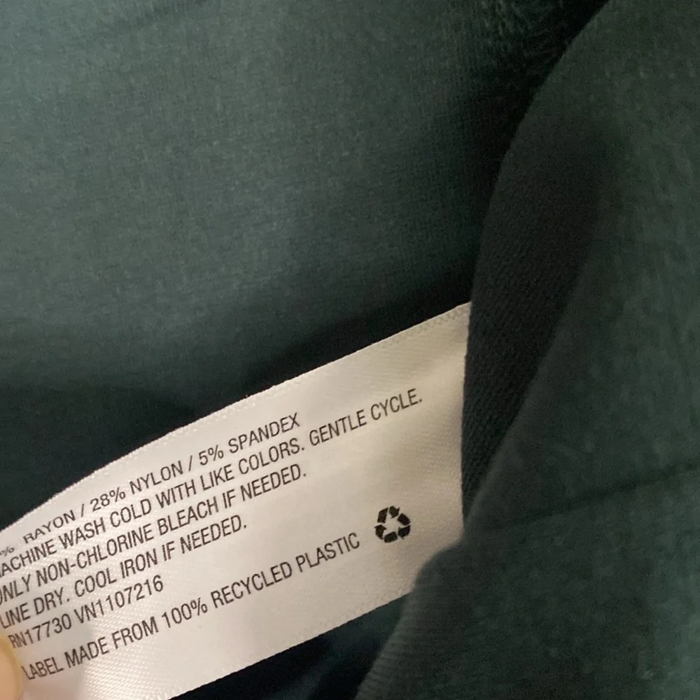 A new day green stretch high waisted flare slacks - Picture 12 of 16